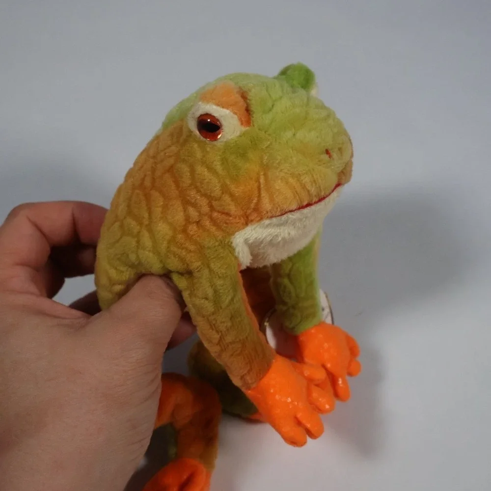 Ty Beanie Babies Prince the Frog 2000 Green Orange Plush Stuffed Animal Toy‎ Tag